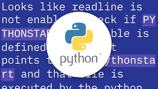 Seeing escape characters when pressing the arrow keys in python shell
