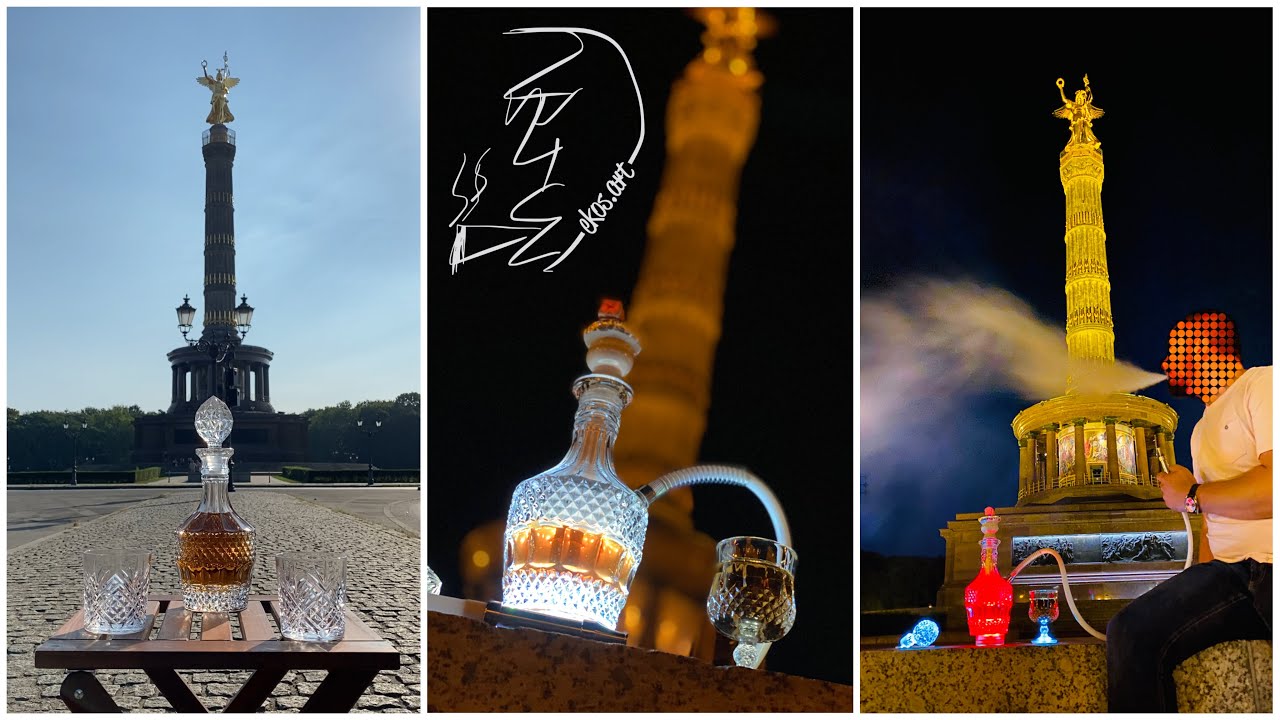 How To Make Hookah With Whiskey Decanter In Berlin City Siegess ule DIY 