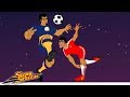 SUPA STRIKAS Po Polsku | Kosmiczny trening | (Zestaw Odcinków 17/18) | Piłkarskie Rozgrywki