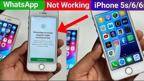 How to use WhatsApp on iPhone 6, 6s or 6s plus 2025  🤯🤯