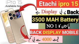 Etachi ipro 15 unboxing | Ye Pakistani i Phone 15 Pro jesa hai | Notification LCD hai