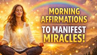 Morning Affirmations to MANIFEST MIRACLES ★ Subconscious Reprogramming To Manifest Like a Pro.