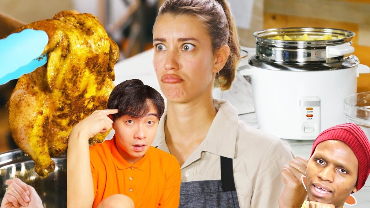 REACTING TO Uncle Roger Review RICE COOKER 3-COURSE MEAL (Tasty) (it's ...