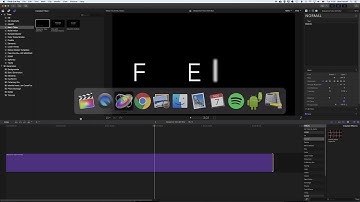 Fade Type In Random Sequence - Apple Motion to Make Final Cut Pro X Text Generator [Demo - no sound]