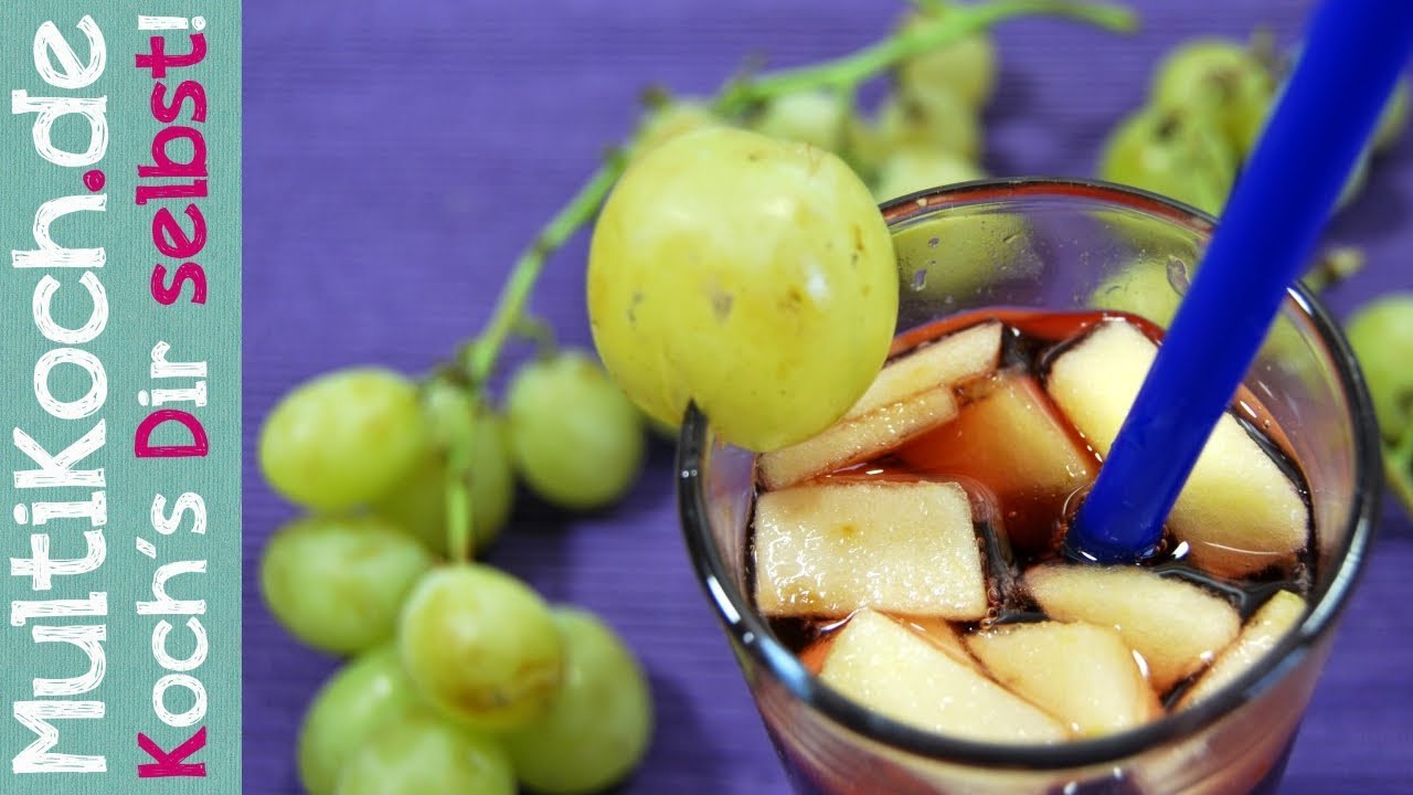 Joey´s Fruchtbowle mit Äpfeln und Trauben