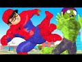 Hero Nick Transform Spider Nickhulk Six Hand rescue City vs Zombies - Scary Teacher 3D Happy Ending