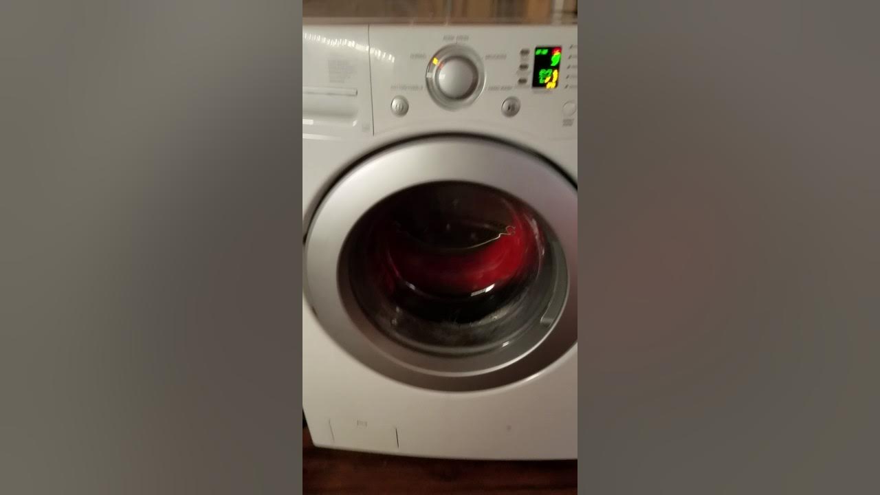 LG WM2016CW Clanking & Smoking Front Loading Washing Machine YouTube