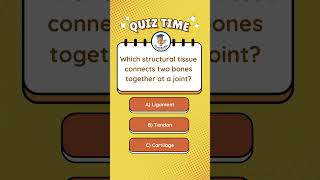What Connects Our Bones Together? 🦴🧐 Quiz Time #shorts 