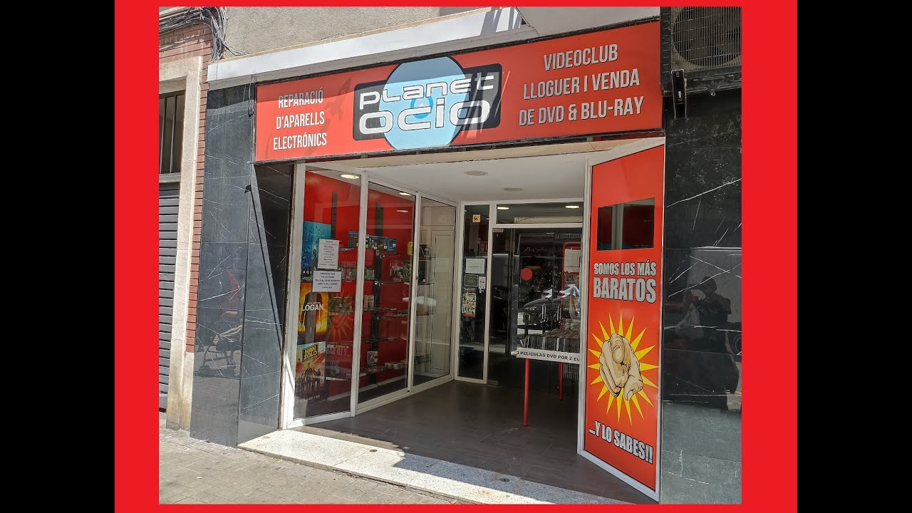 Compras de formato físico en tienda física: 'Planet Ocio'