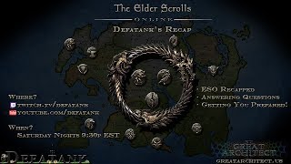 Episode 11 ESO Recapped - Imperials, Imperial Ed., Crafting Changes, Veteran Ranks