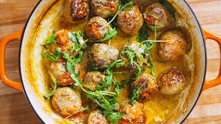 Chef Chuck Hughes' Turkey Meatballs