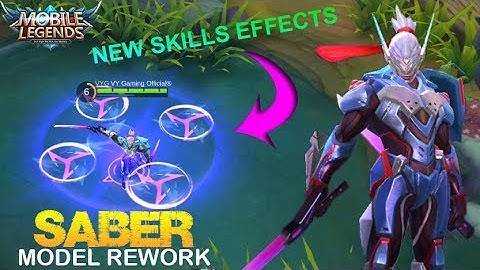 New Saber Model Rework with New Skills Effects Gameplay - Mobile Legends Patch 2.04