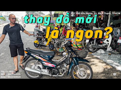 Video Wave thái 110 thay đồ mới là ngon? mua xe lại là gởi... - youtube