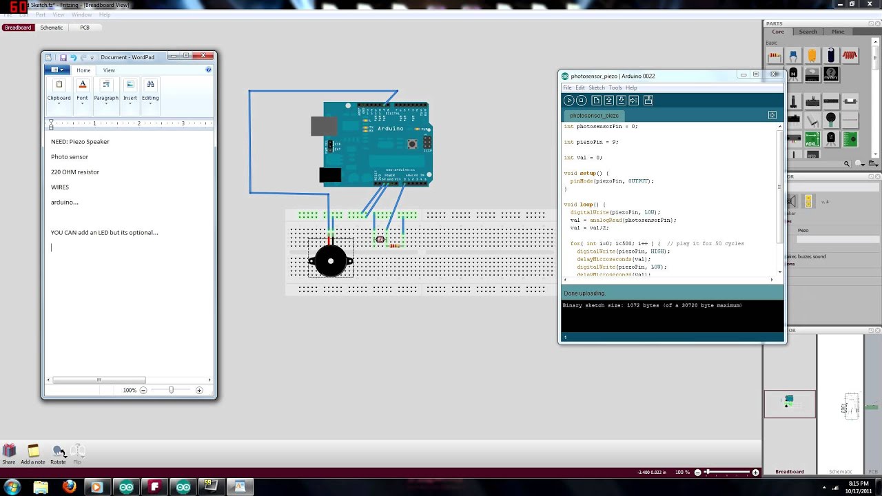 arduino piezo speaker power arduino piezo speaker power