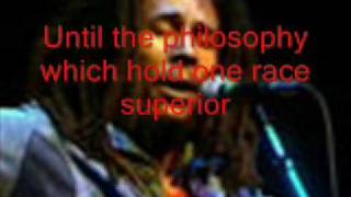 Bob Marley & The Wailers  live - "War/No More Trouble" chords