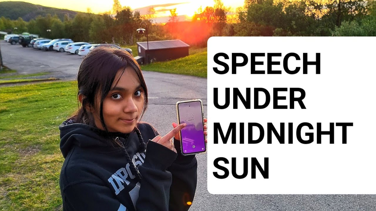 INDUSTRIALIZATION&ENVMT..Speech under Midnight Sun in the Largest Iron ore Mine Town in the World.