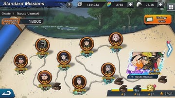 Naruto X Boruto: Ninja Tribes - Standard Missions: Chapter 1 Full Walkthrough [All Stars]