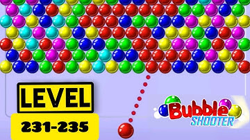 Bubble Shooter Game Play / Bubble Shooter / Bubble shooter Level 231-235🔥