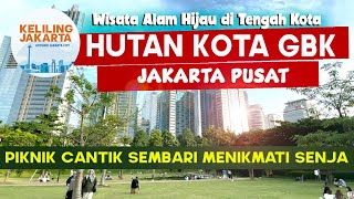 HUTAN KOTA (GBK) - PIKNIK TERBAIK DI KALA SENJA DI JAKARTA