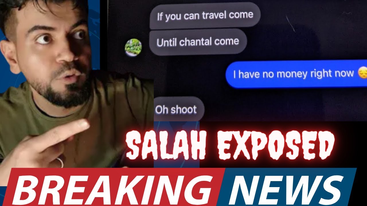 Receipt’s come out on twitter of Salah talking with another woman & foodie beauty takes time away☕️