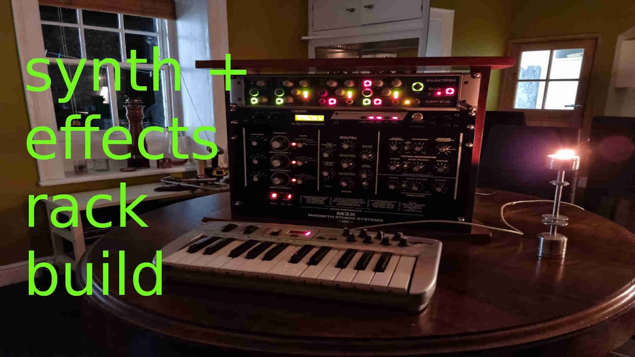 synth + effects rack build