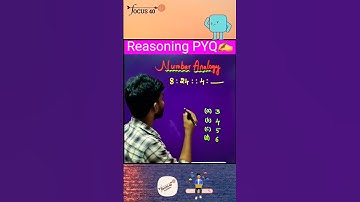 Number Analogy #pyq #shorts #ytshorts #youtubeshorts #youtube #youtuber #focus40 #yt #ytshortindia