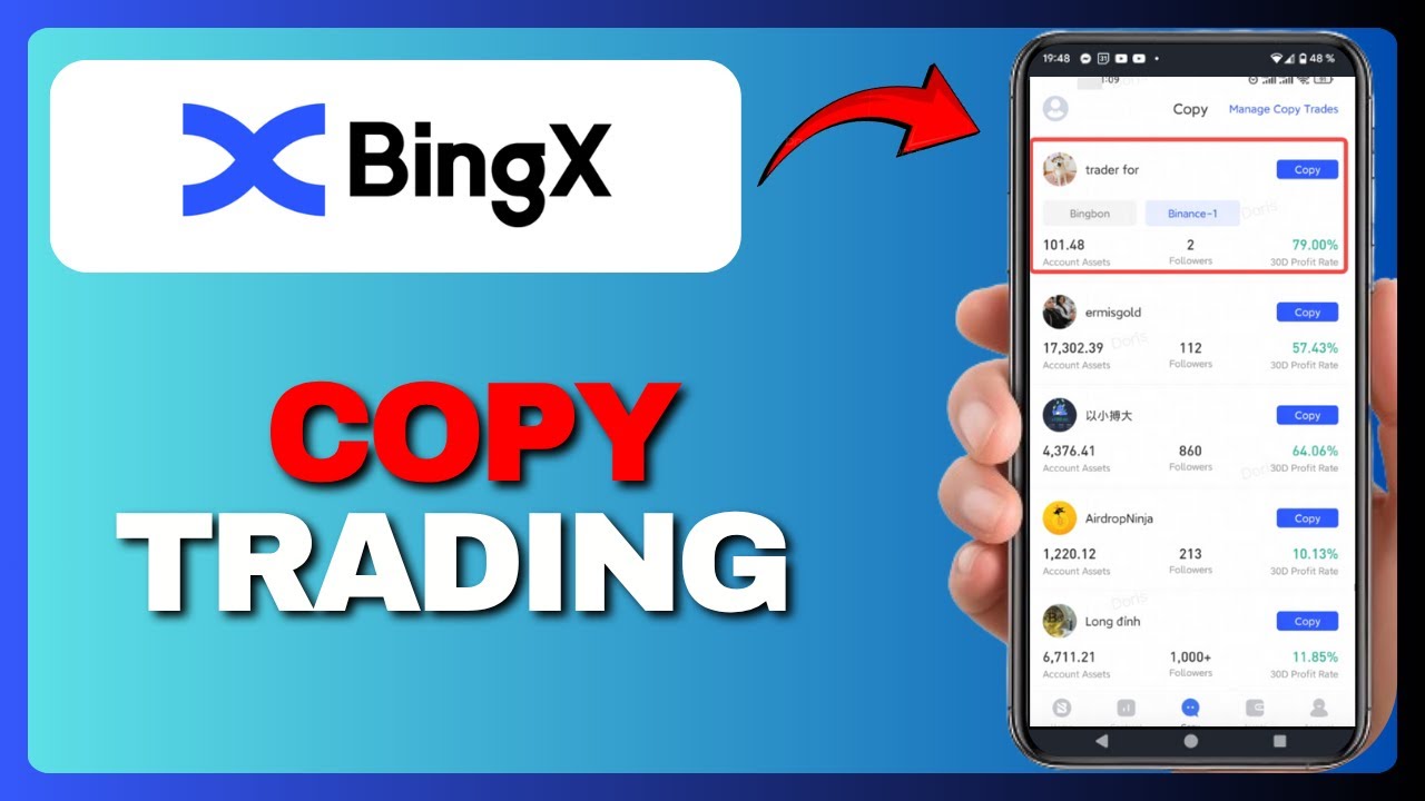 Учебное пособие по копи-трейдингу BingX 2025!