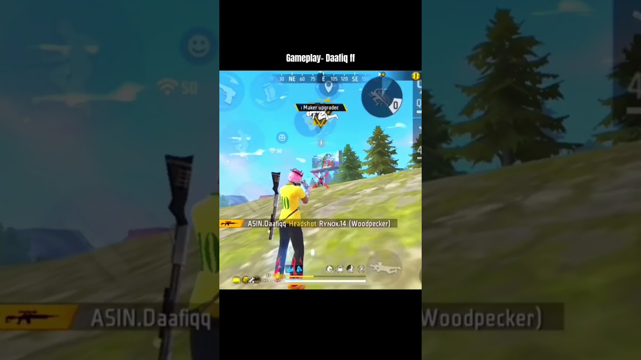 dafiq ff 1v4 clutch in 17second 🥶⚡