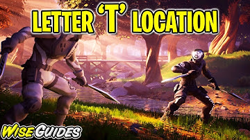 Search the Hidden "T" in the Trick Shot Loading Screen Location! Fortnite Trick Shot Challenges