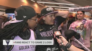 Valkyries fans react to loss in Game 2 of WNBA Finals