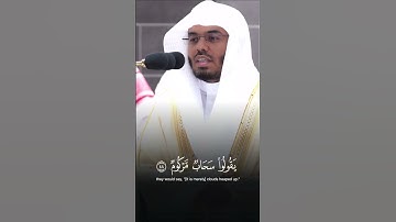 أَمۡ لَهُمۡ إِلَٰهٌ غَيۡرُ ٱللَّهِ - تلاوة فائقة الجمال والخشوع للشيخ ياسر الدوسري