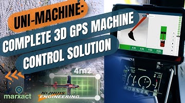 UNI-Machine: Complete 3D GPS Machine Control for Any Excavator