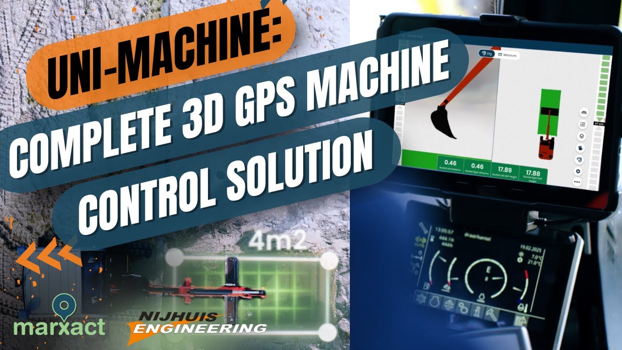 UNI-Machine: Complete 3D GPS Machine Control for Any Excavator - YouTube