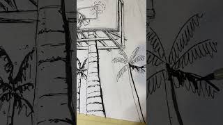How to draw palm trees #Drawing #DrawingTutorial #PalmTrees #Philippines #DrawingIdeas #HowToDraw
