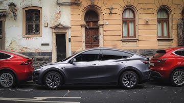 2025 Tesla Model Y Autopark vs Europe’s Tightest Parking