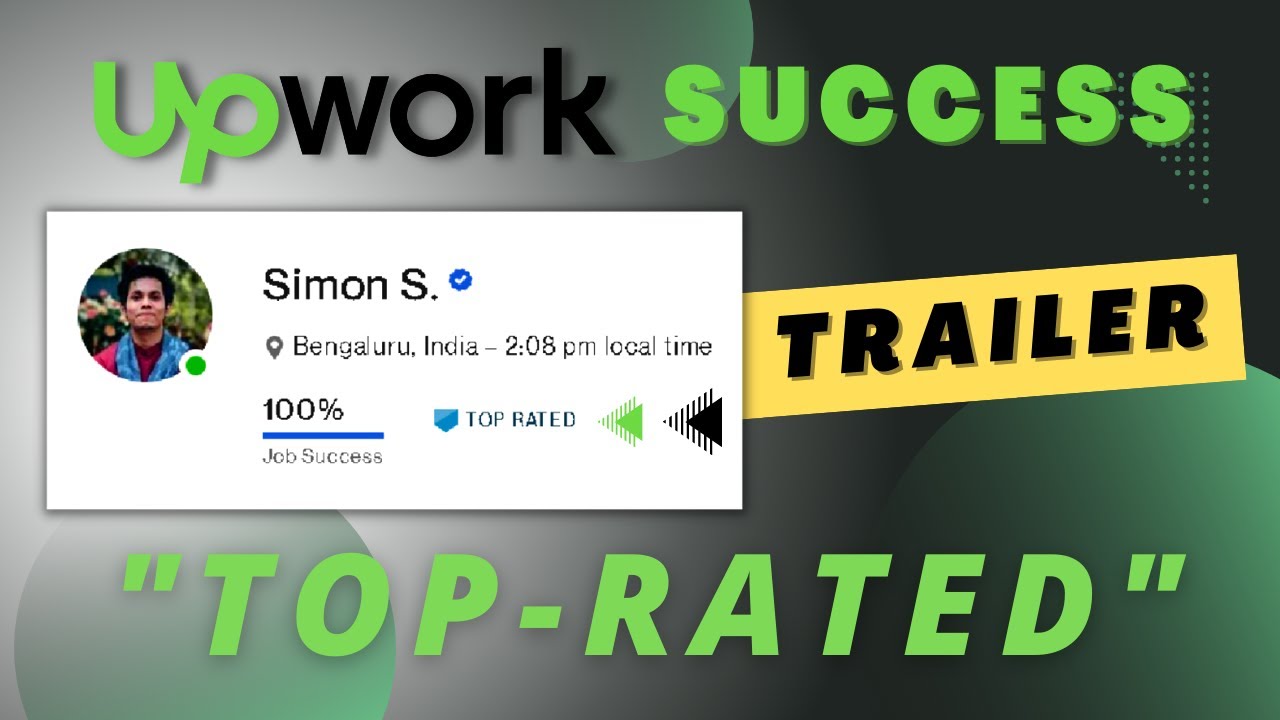 My Upwork Trailer | Top-Rated Freelancer | Upwork Success