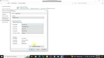 Set date format (dd-MMM-yy) in Windows10