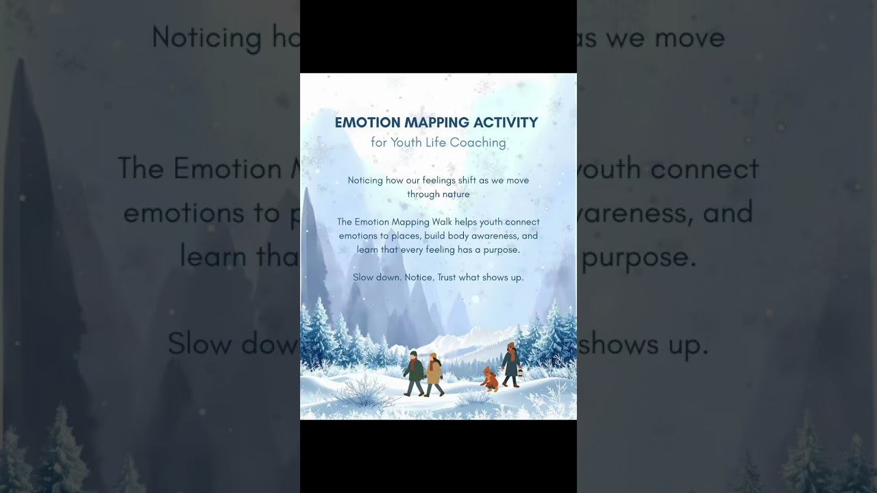 🌿 Emotion Mapping Walk Activity for Youth Life Coaches 🌿