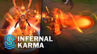 Infernal Karma Skin Spotlight - Pre-Release - PBE Preview - League of Legends