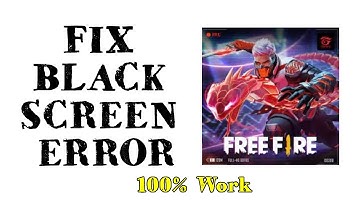 Fix Free Fire MAX App Black Screen Err Problem Solved in Android - Free Fire MAX screen issue solved