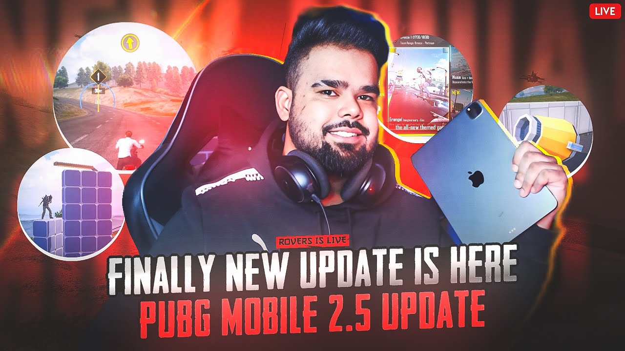 Finally New Update is Here😍 New Maps in Pubg Mobile 2.5 | Rovers is Live