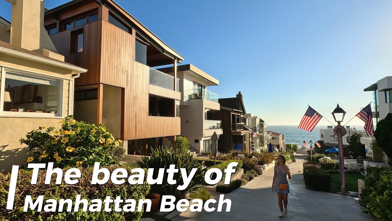 Walking Tour, Manhattan Beach, California, Sunset