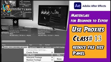 Reduce Large File Size: How to Use Proxies in After Effects 2025 | Concept & Proxy workflow | Ep 13