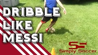 Amazing soccer dribbling drill for increased foot speed