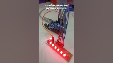Arduino Based LED Splitting Pattern | 8 LEDs and 8 Patterns | Arduino Project |