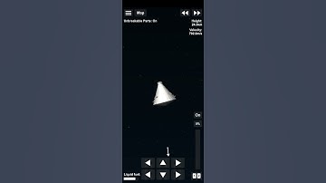 Re-entry effect on my astronaut capsule in SFS 1.5.2.5 #shorts