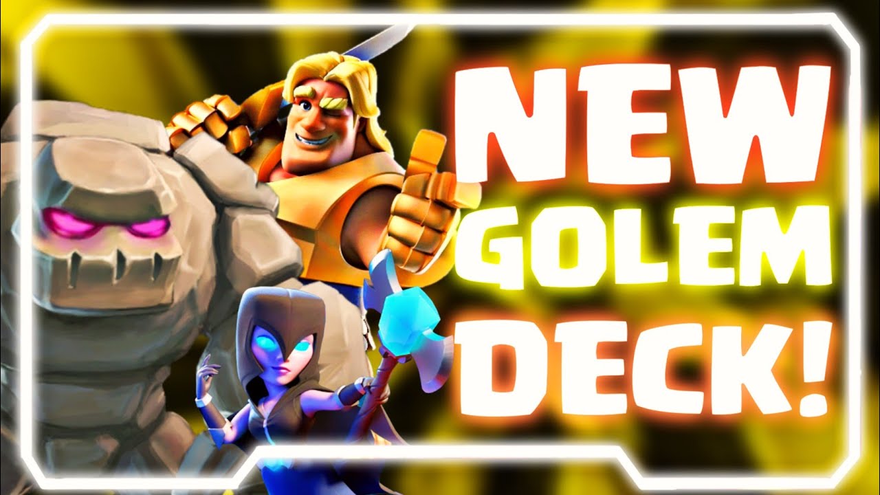 Golem Golden Knight Deck