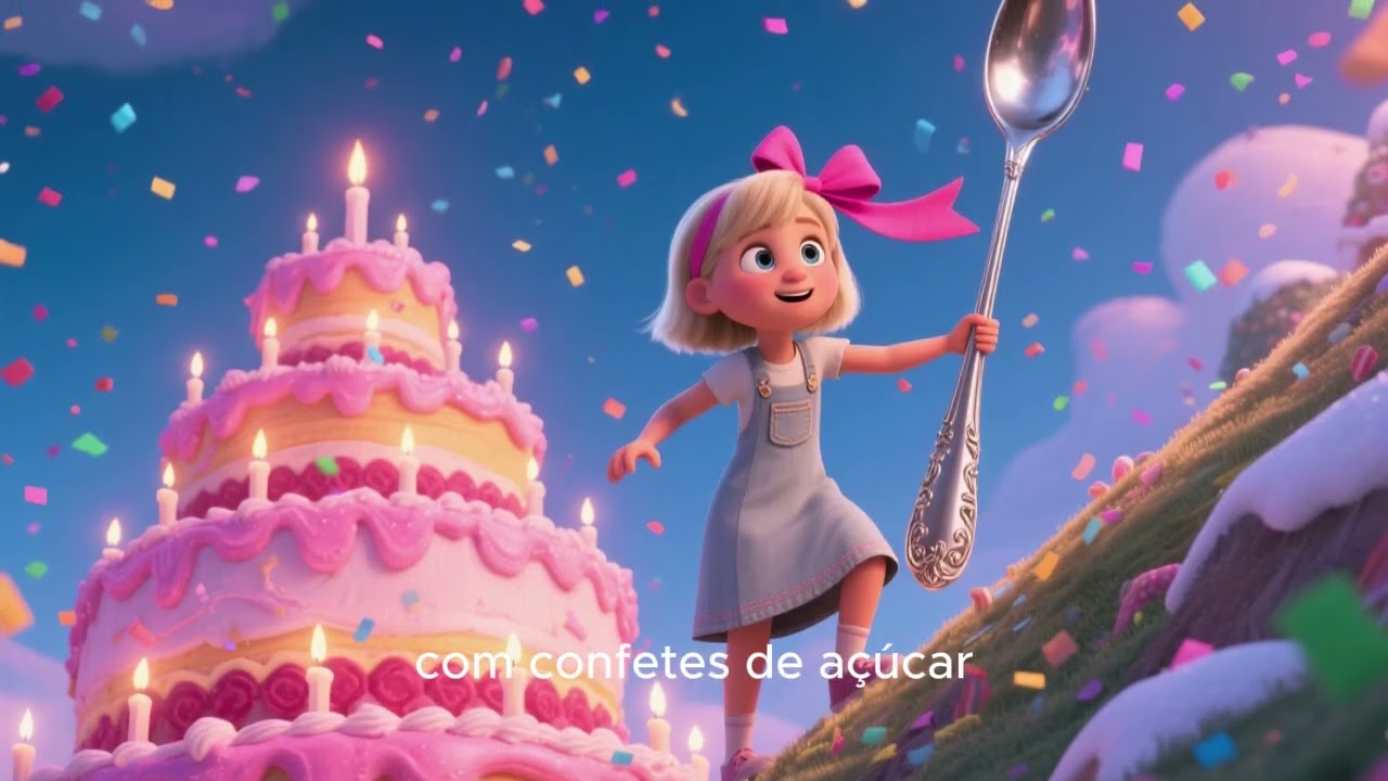 A MENINA QUE ENCONTROU UMA PORTA PARA O REINO DOS DOCES 