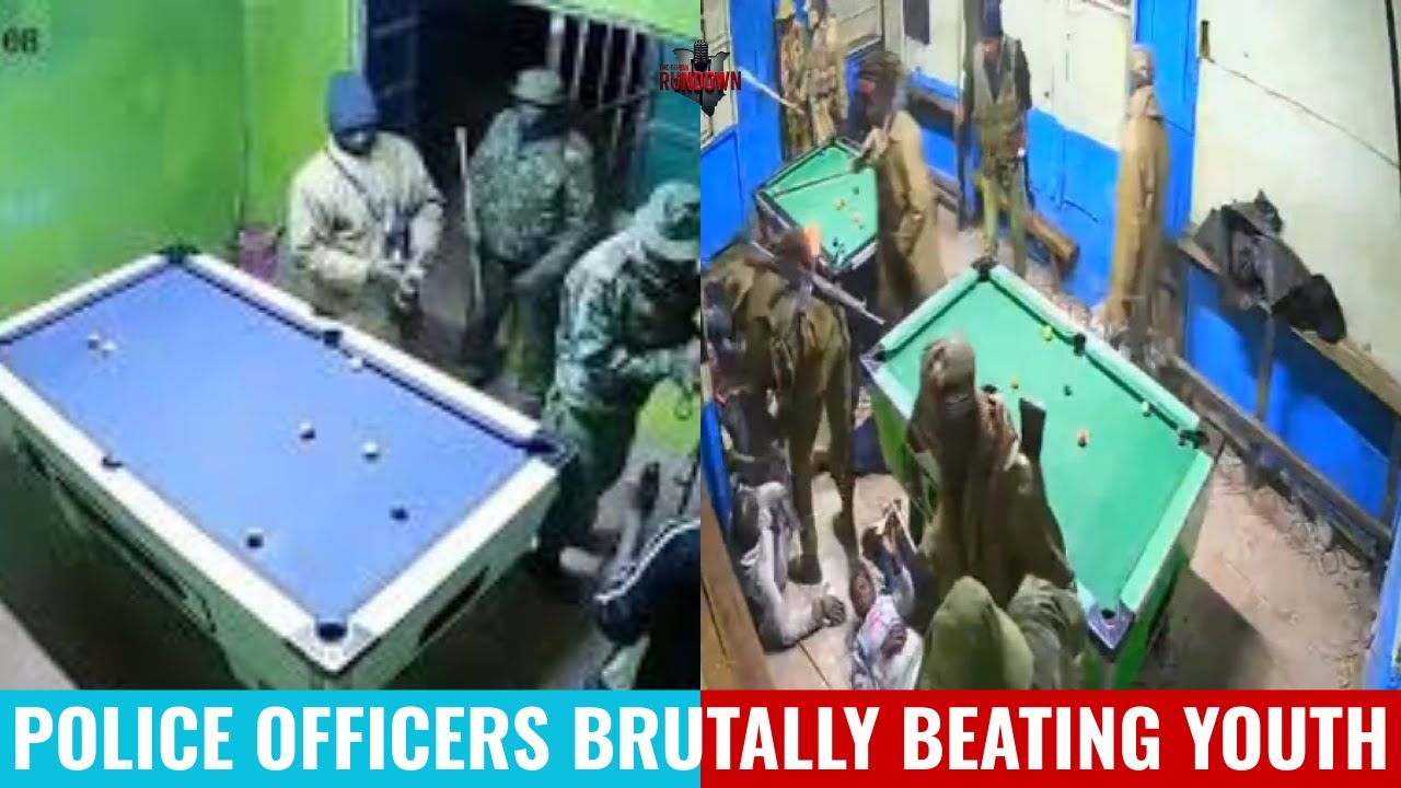 EXCESSIVE POLICE BRUTALITY ON YOUNG PEOPLE WHILE SOCIALIZING AND PLAYING POOL