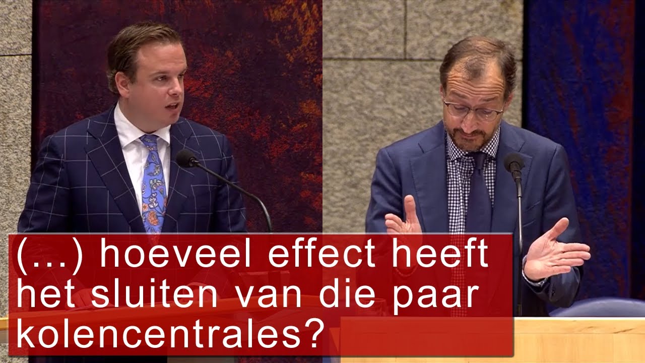 Alexander Kops (PVV) Het kolenverbod is onzinnig en dramatisch voor ...